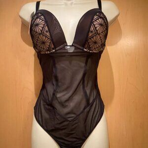Rosy French Body Suit Bustier